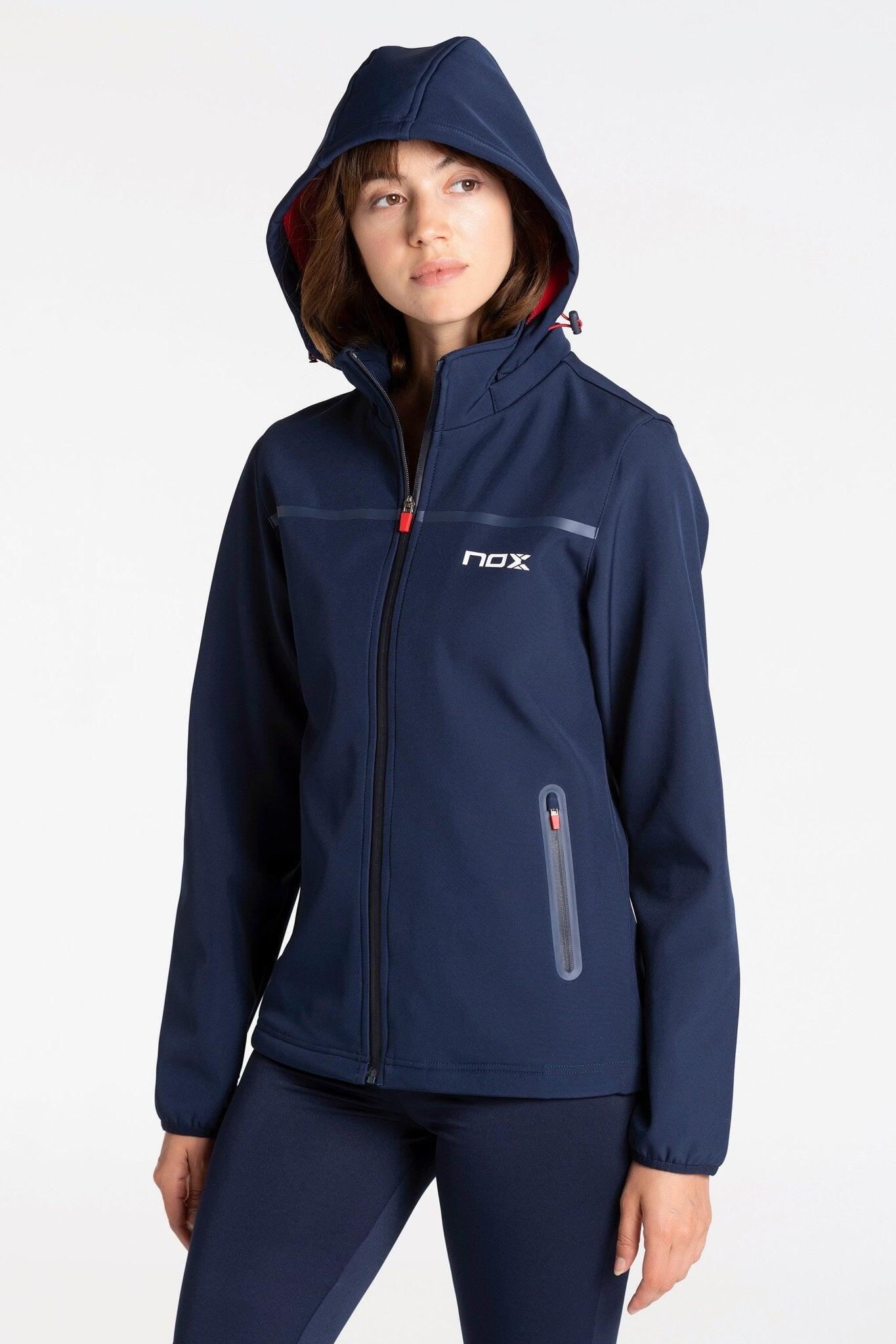 Giacca Softshell Da Donna Nox Pro Blu Navy 2/5