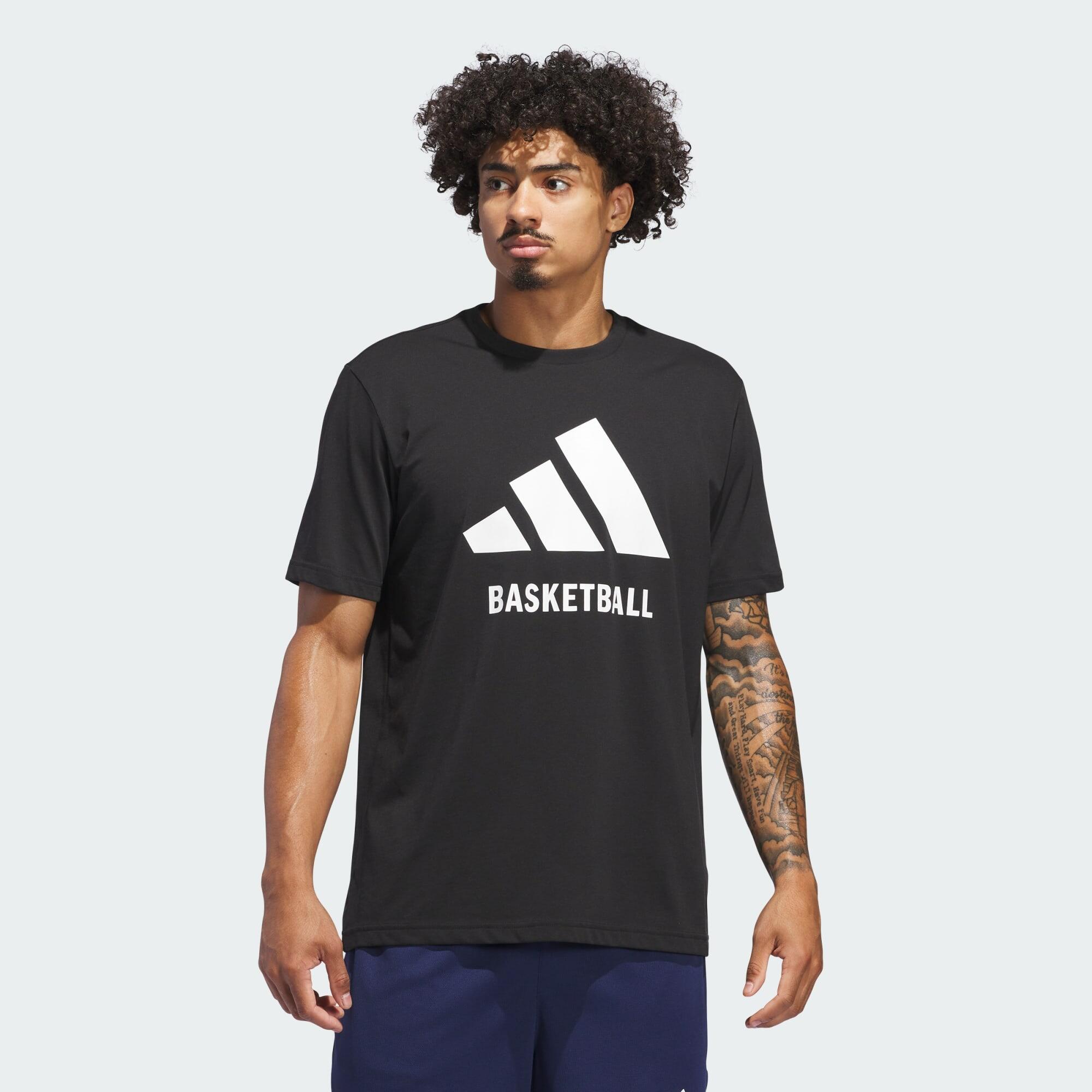 Adidas - T-shirt Adidas Basketball - T-shirt Manches Courtes - Noir - 52 2xl - Decathlon