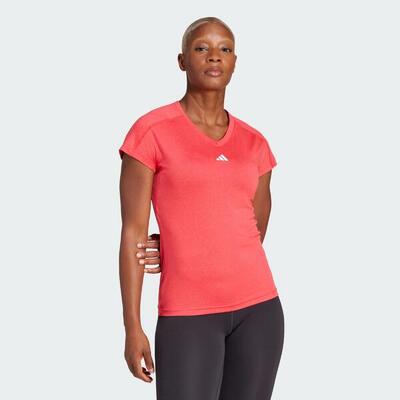 AEROREADY Train Essentials Minimal Branding V-Neck T-Shirt