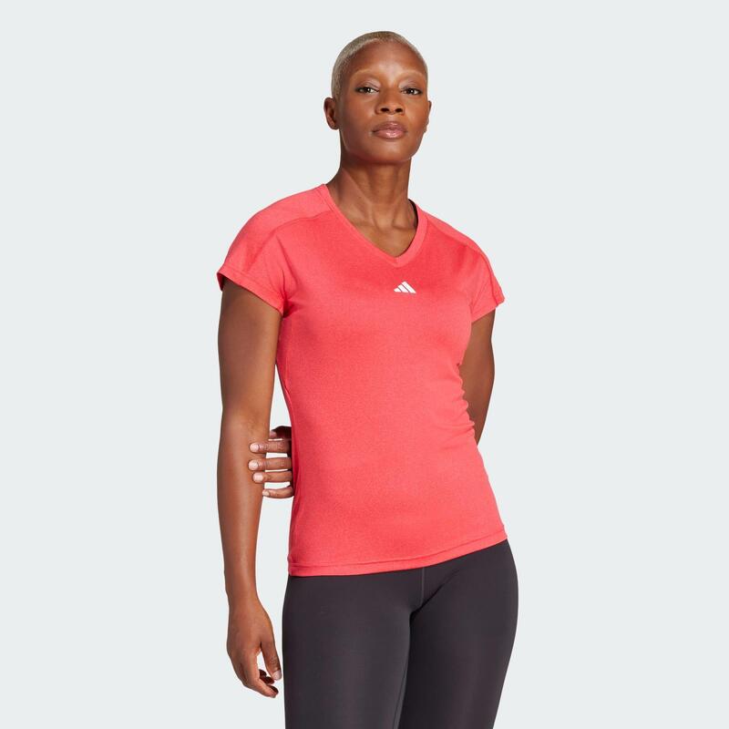 T-shirt col en V logo minimaliste AEROREADY Train Essentials