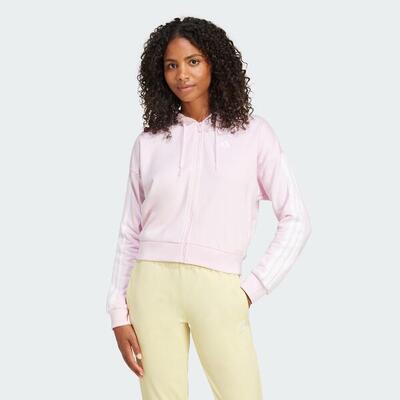 Essentials 3-stripes french terry ritshoodie