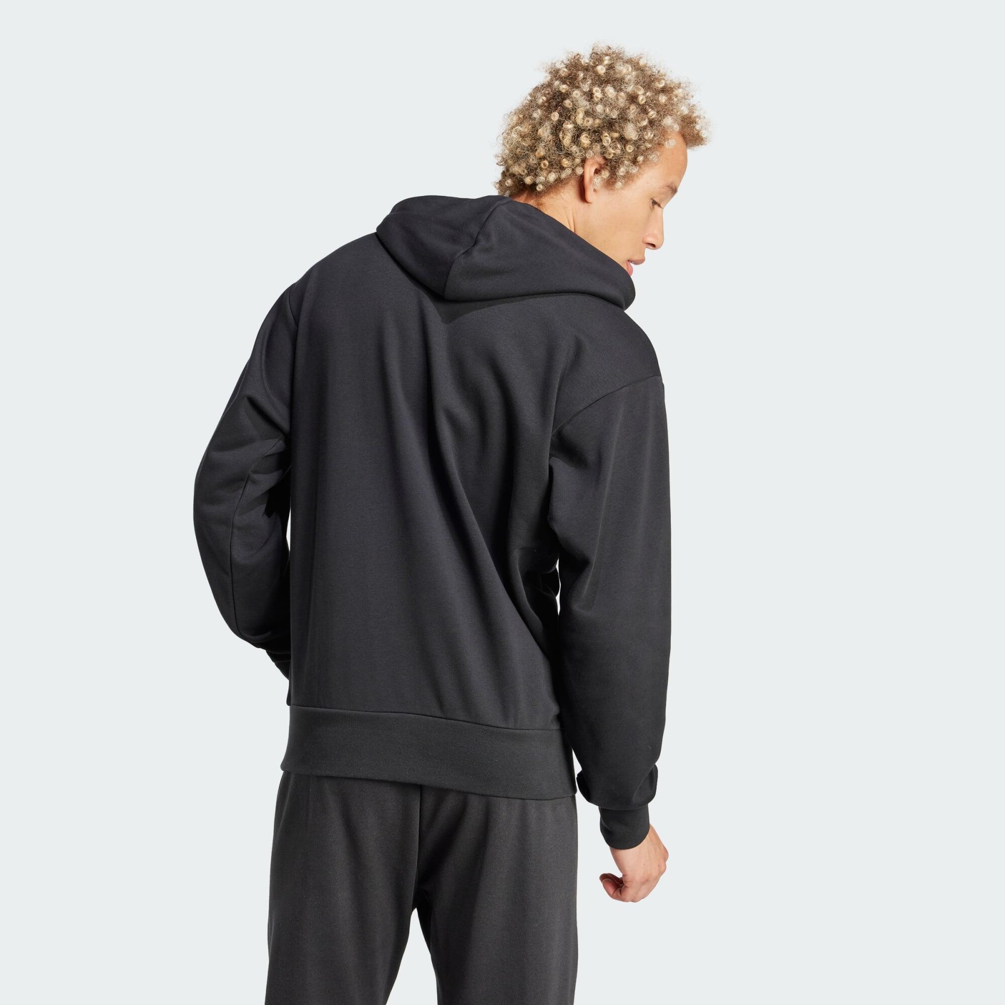 Sweat-shirt à capuche French terry grand logo Essentials 3/6