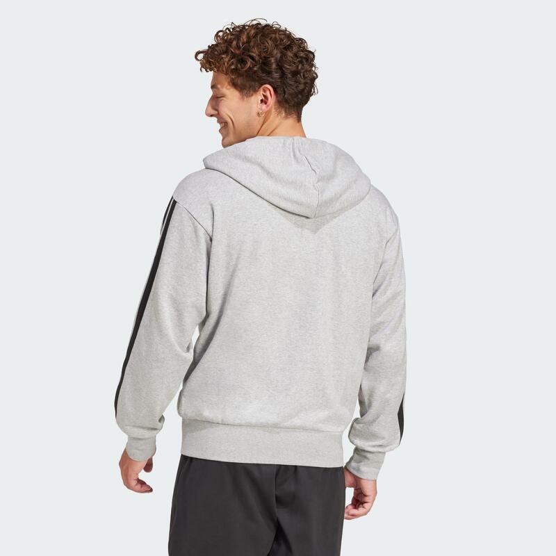 Mikina Essentials 3-Stripes French Terry Full-Zip