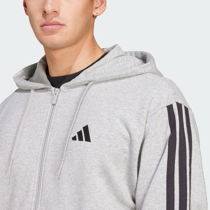 Mikina Essentials 3-Stripes French Terry Full-Zip