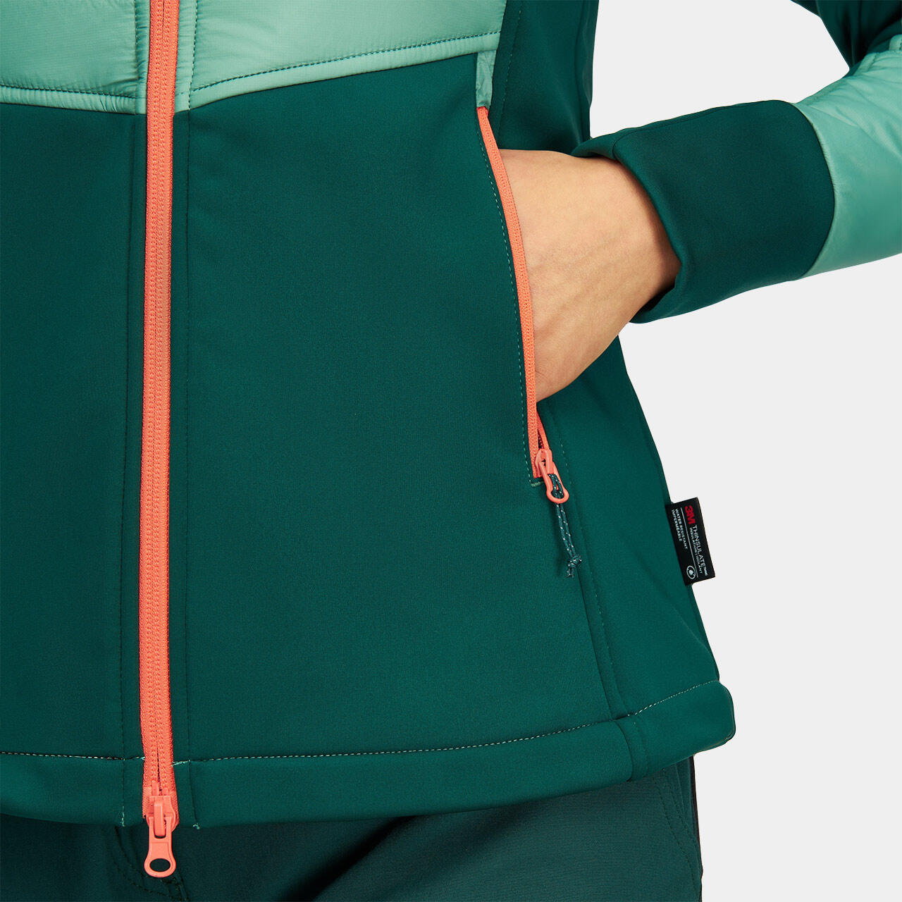 Veste hybride de randonnée Alpinus Tofana - Femme - Olive 6/7