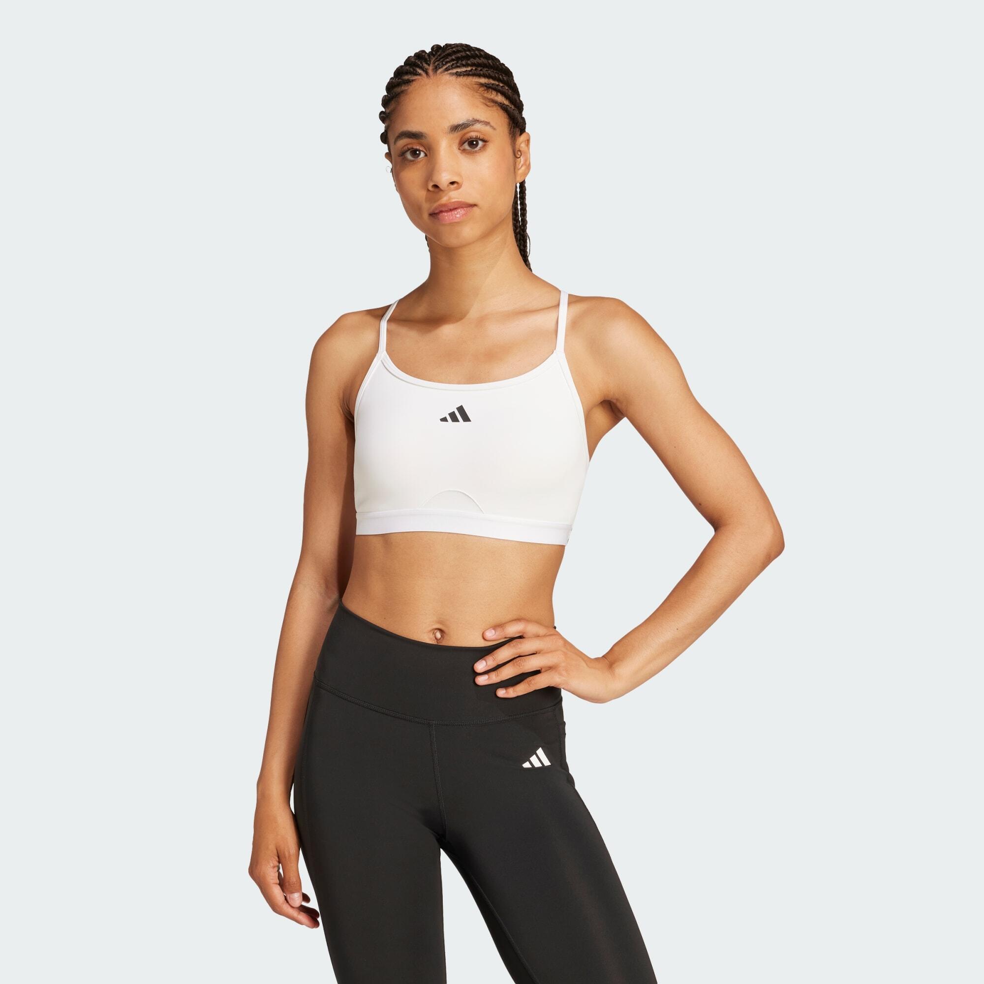 ADIDAS Aeroreact Training 3-Streifen Sport-BH