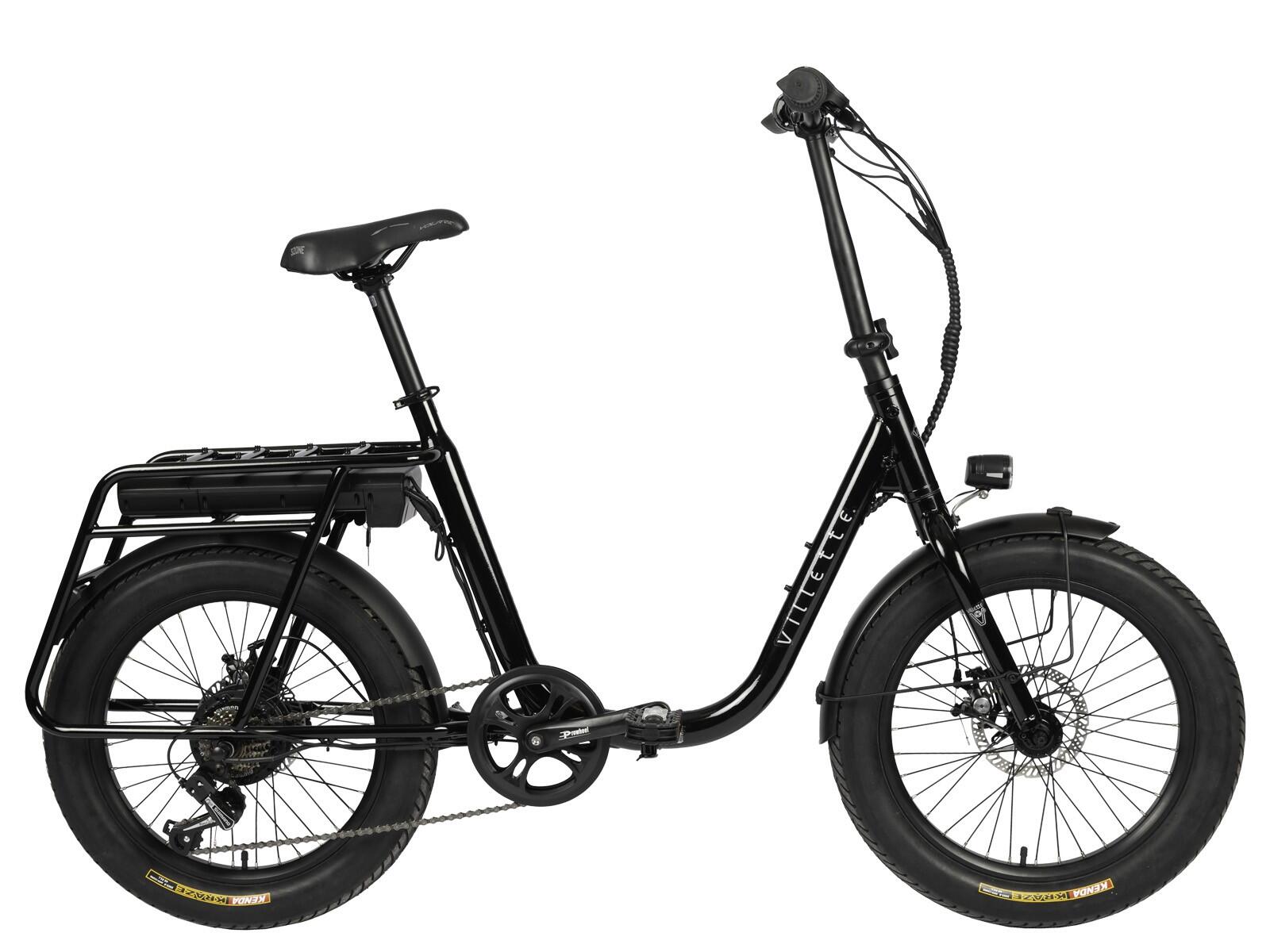 VILLETTE Villette Partout vouw-fatbike 10.4Ah 7sp 20 inch Glossy Black