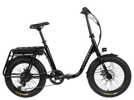 Villette Partout vouw-fatbike 10.4Ah 7sp 20 inch Glossy Black