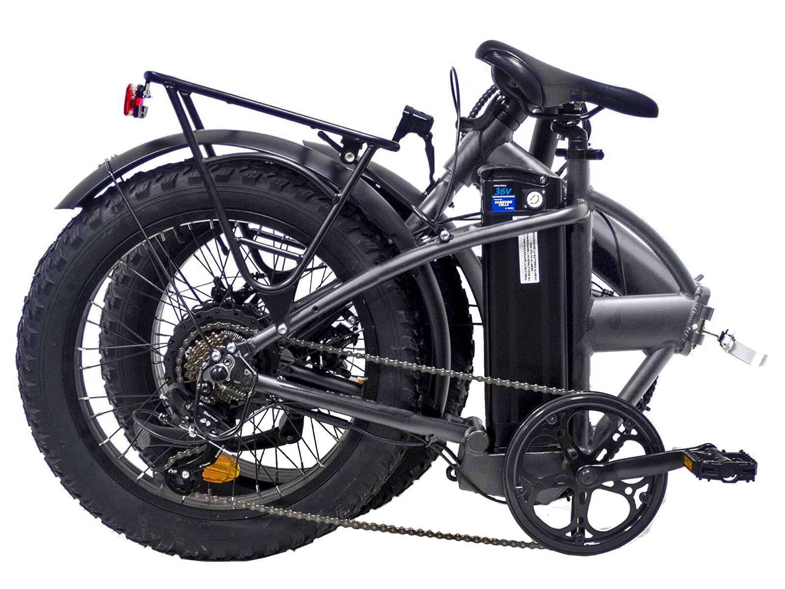 Villette le Gros elektrische vouw fatbike 13Ah 7sp 20 inch Dark Grey 2/4