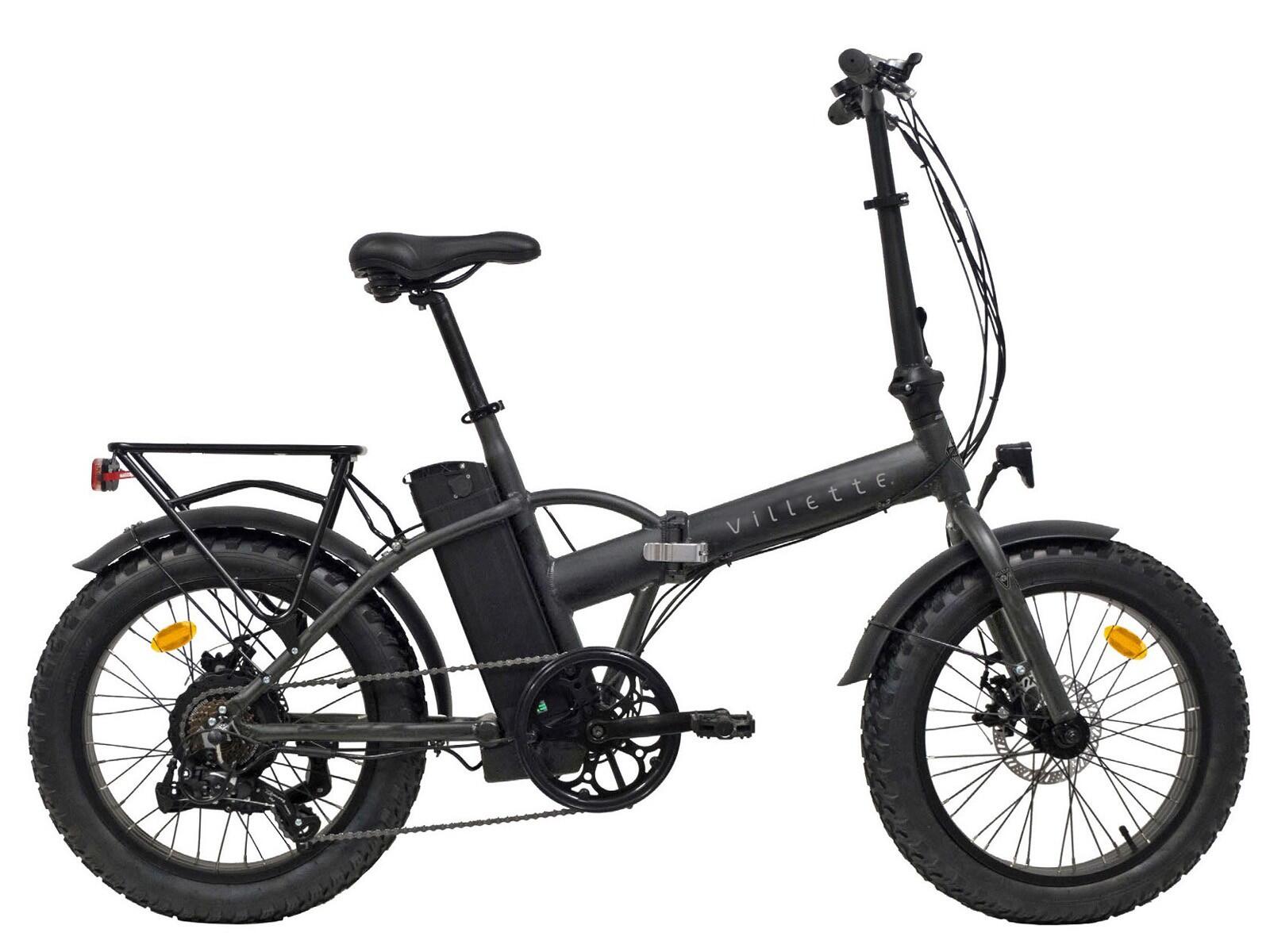 VILLETTE Villette le Gros elektrische vouw fatbike 13Ah 7sp 20 inch Dark Grey