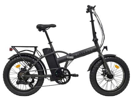 Villette le Gros fatbike électrique pliant 13Ah 7sp 20 pouces Gris foncé