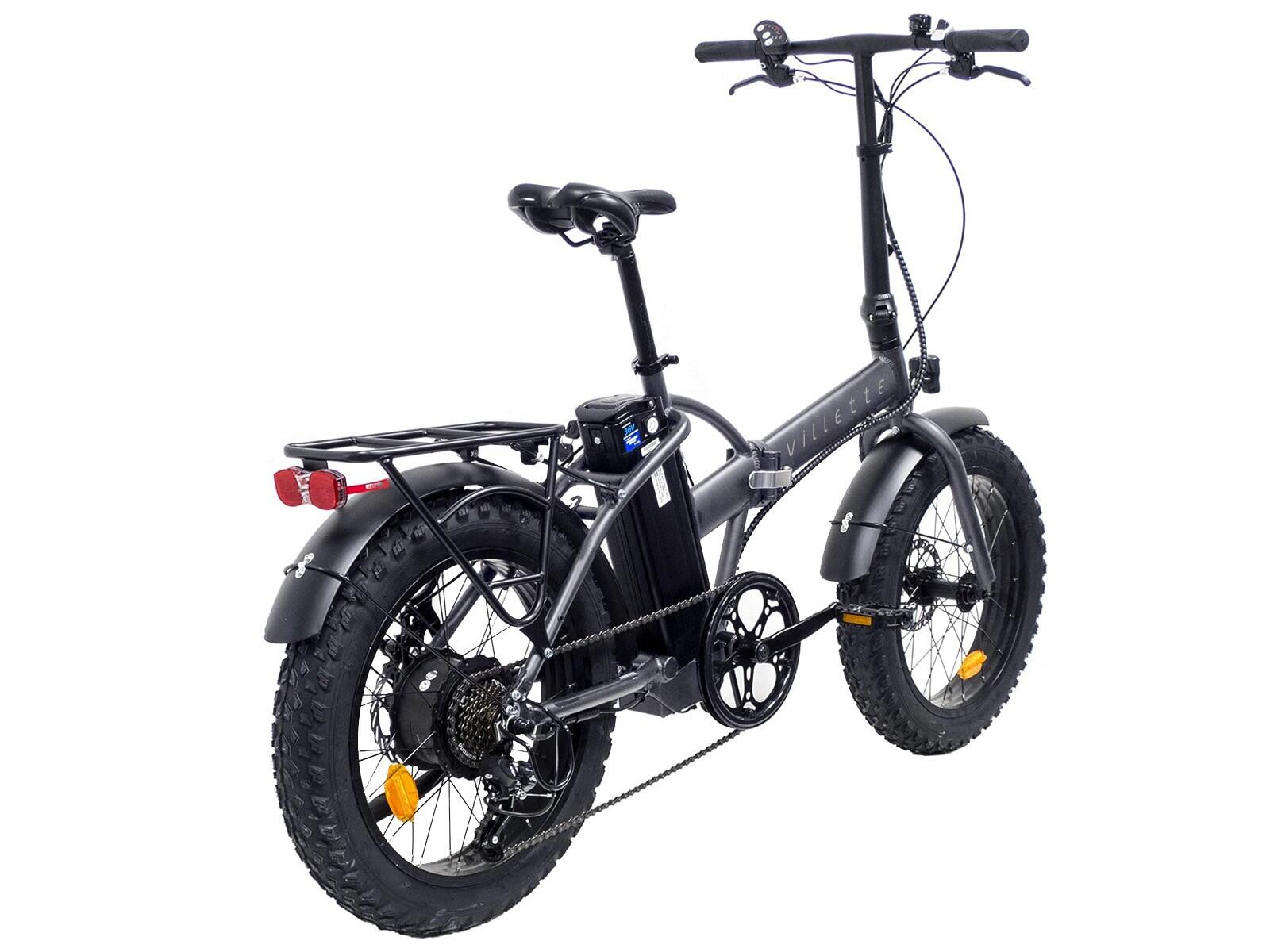 Villette le Gros elektrische vouw fatbike 13Ah 7sp 20 inch Dark Grey 3/4