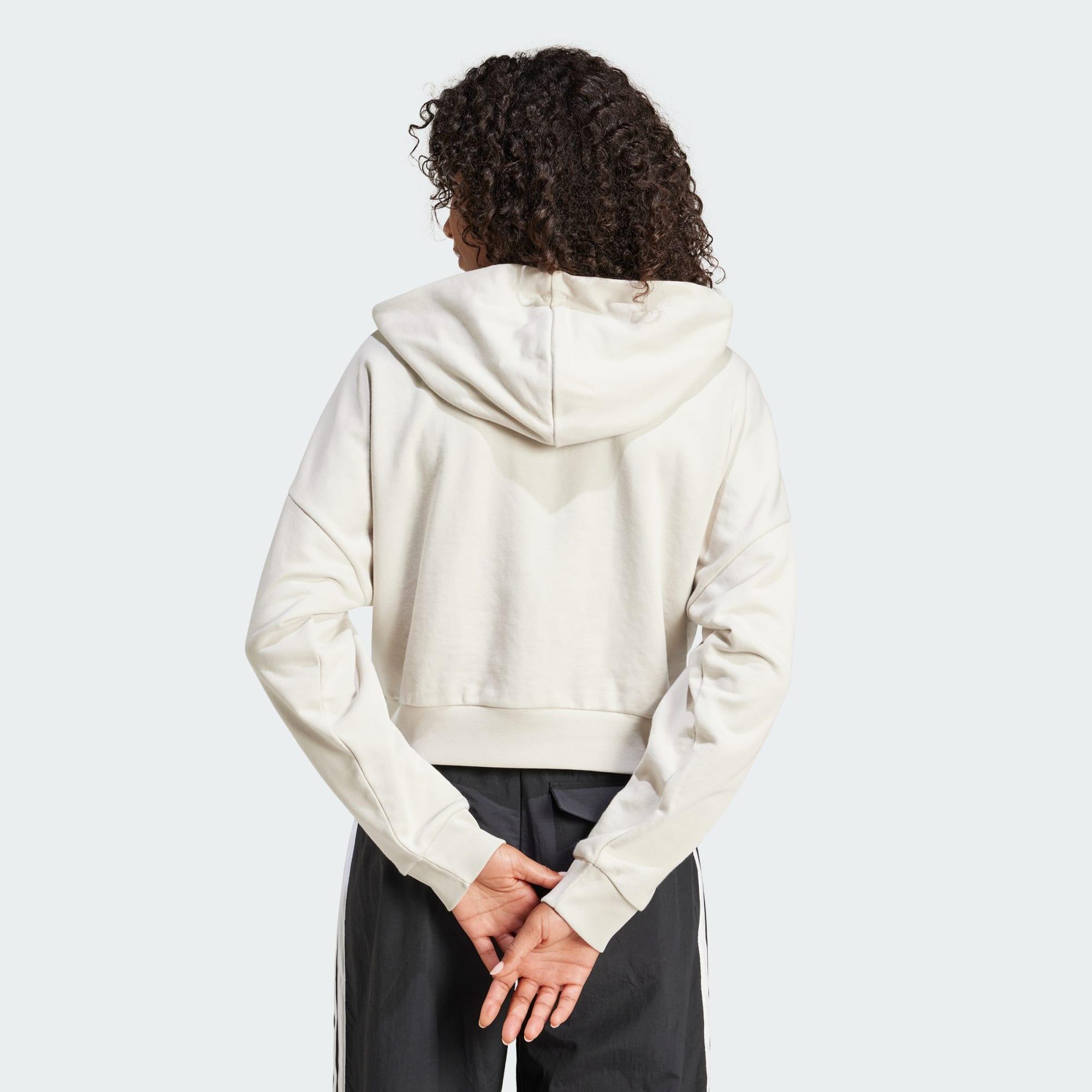 Essentials 3-Streifen French Terry Quarter-Zip Hoodie 3/6