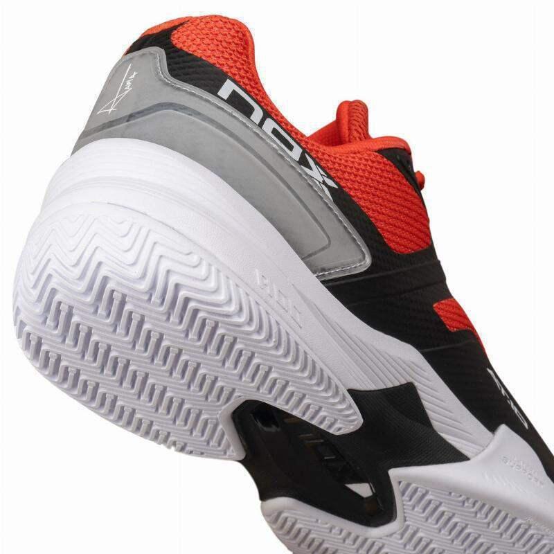 Zapatillas Nox AT10 Pro Negro Rojo 3/7