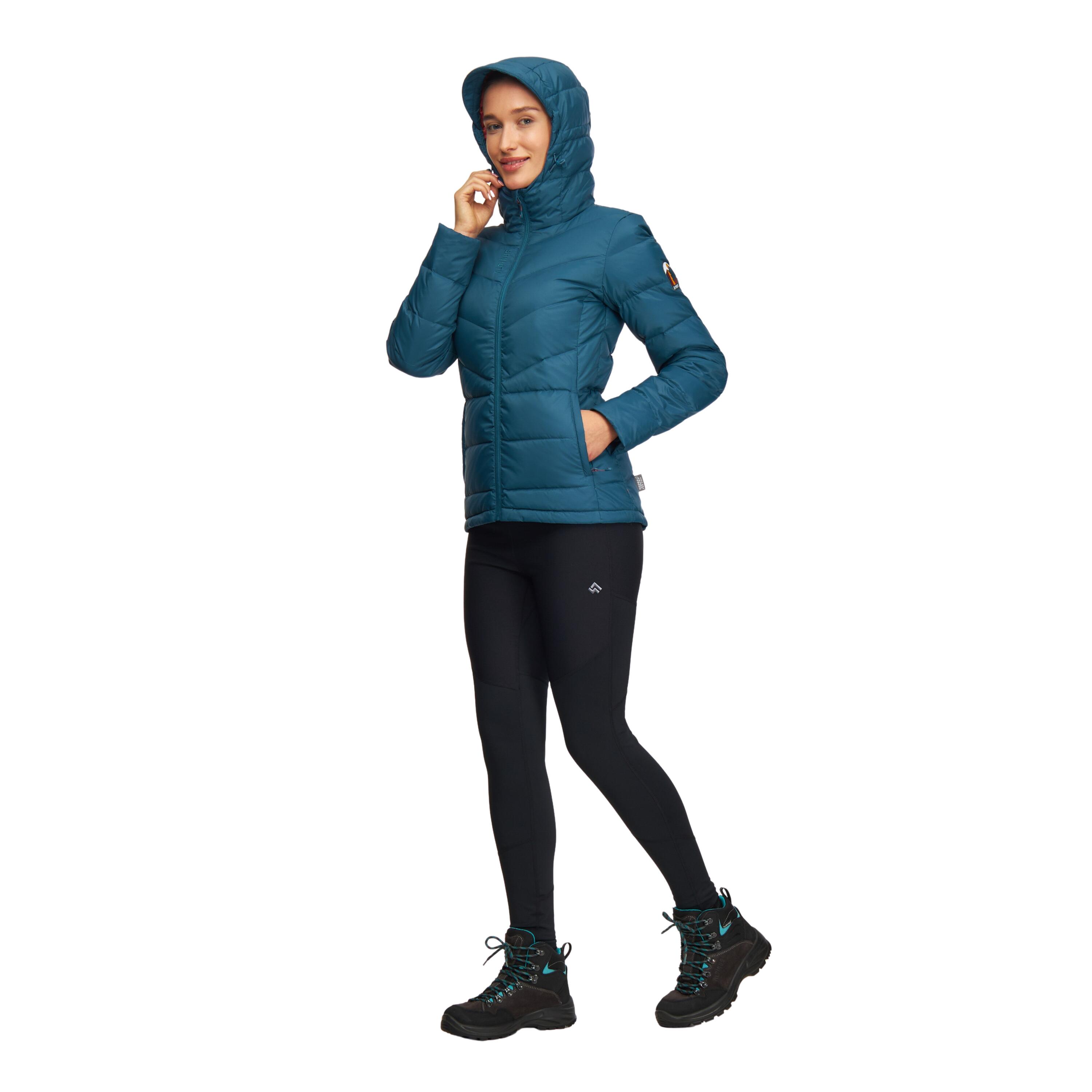 Winterjacke Damen Winterwandern Gänsedaune Alpinus Cortina 3/7
