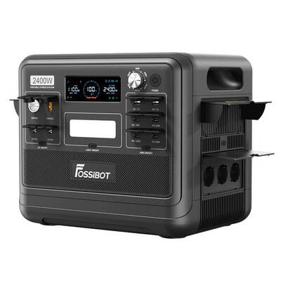 Fossibot f2400 draagbare station – zwart