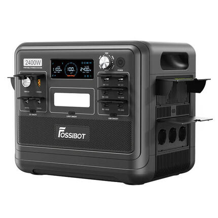 Station électrique portable 2400W Camping Voyage F2400 Noir