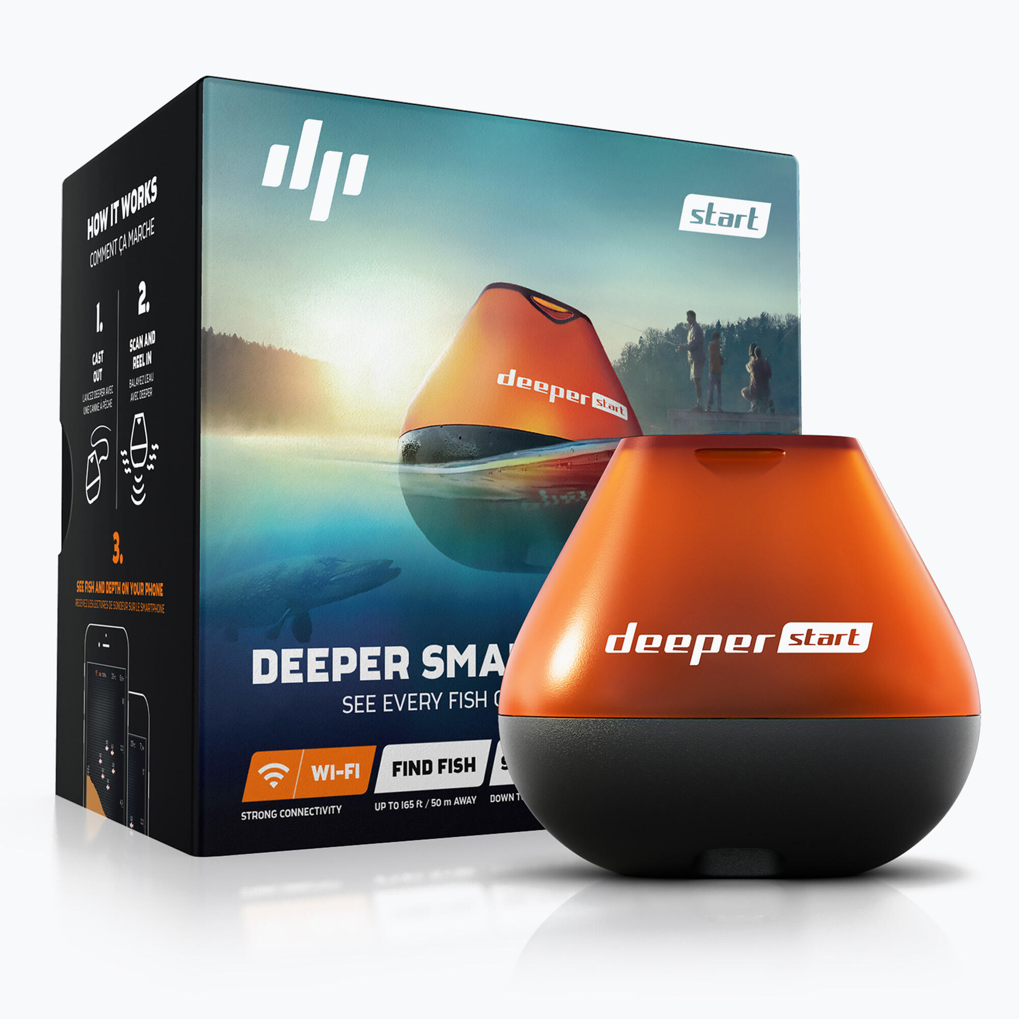 Deeper START Fischfinder – WLAN Sonar für Uferangeln 2/6