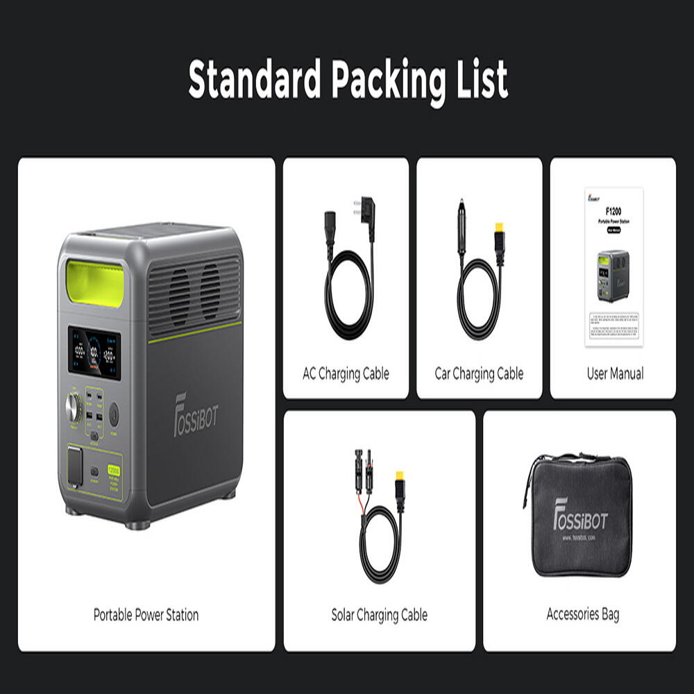 Stazione elettrica portatile da campeggio F1200 1200W 5/5