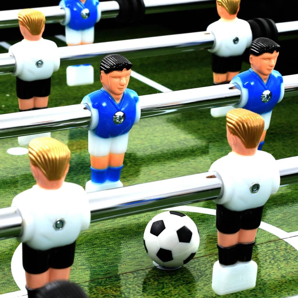 Futbolín de acero negro 6/7