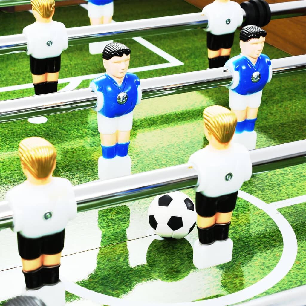 Futbolín de acero marrón claro y negro 6/7