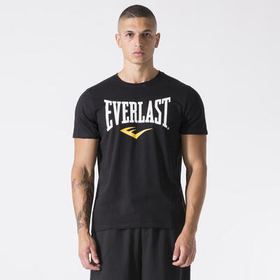 ICONISCHES T-SHIRT MIT LOGO BLACK BAUMWOLLE