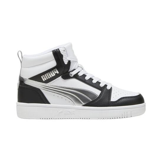 Sneakers da Donna Puma REBOUND V6 METALLIC DREAM BIANCO/NERO/ARGENTO
