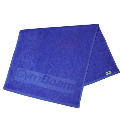 Ręcznik fitness bawełniany 50 x 90 cm niebieski