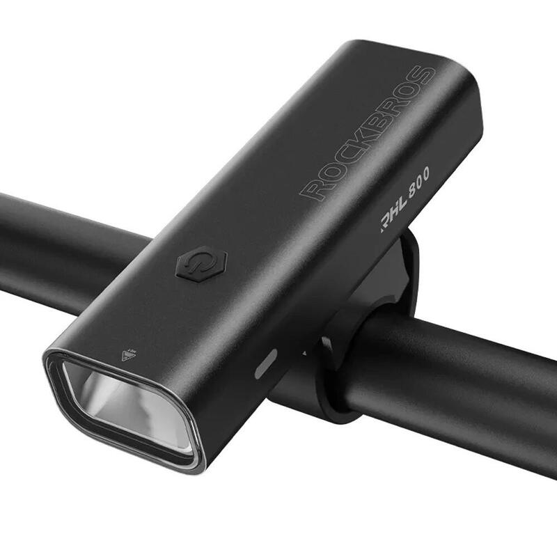 Luz delantera para bicicleta Rockbros 800 lm + cable USB-C - USB-A