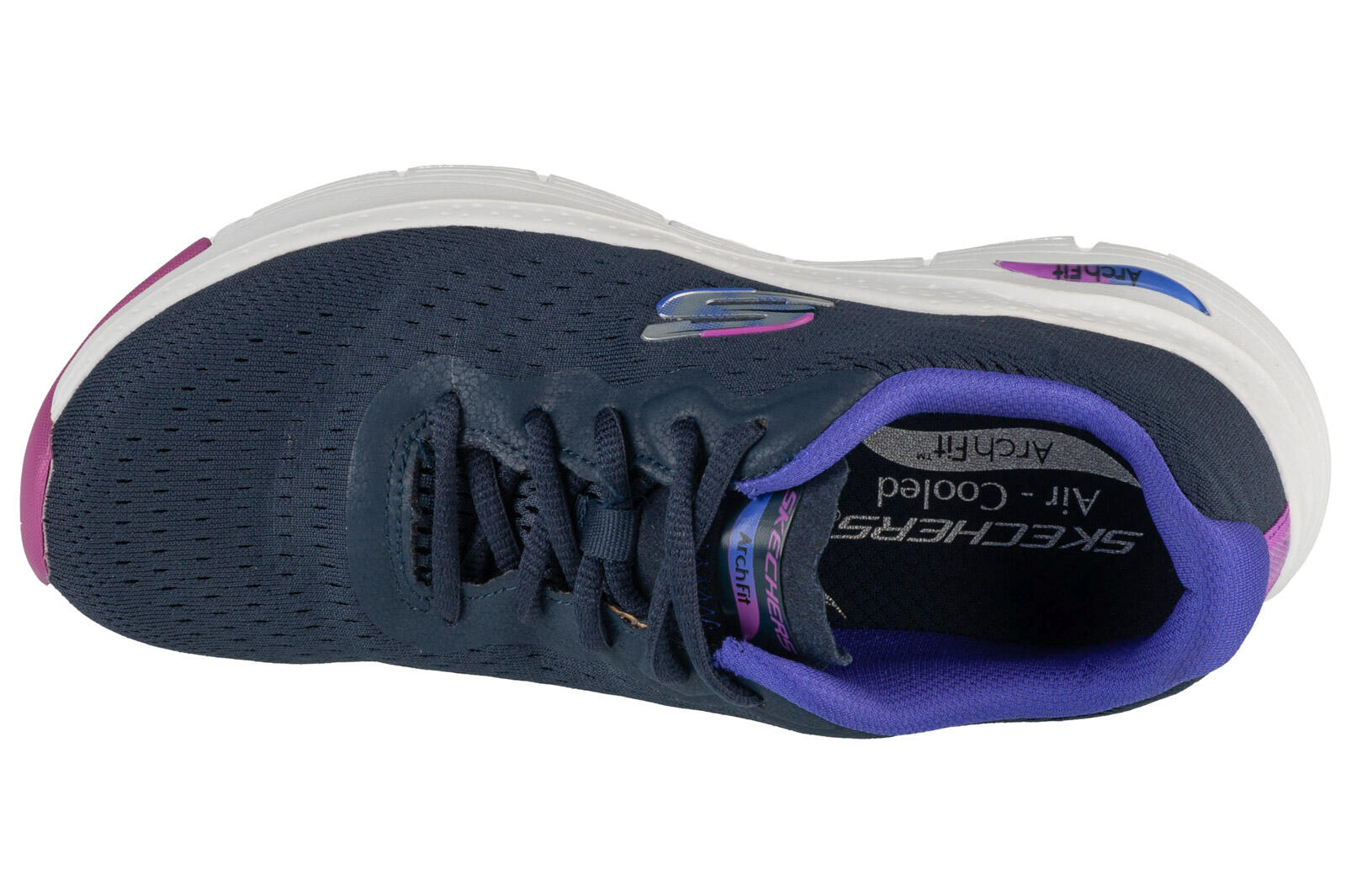 Chaussures Femmes Skechers Arch Fitinfinity Cool bleu 3/4