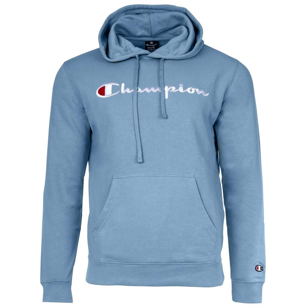Mens Logo Hoodie (Light Blue)