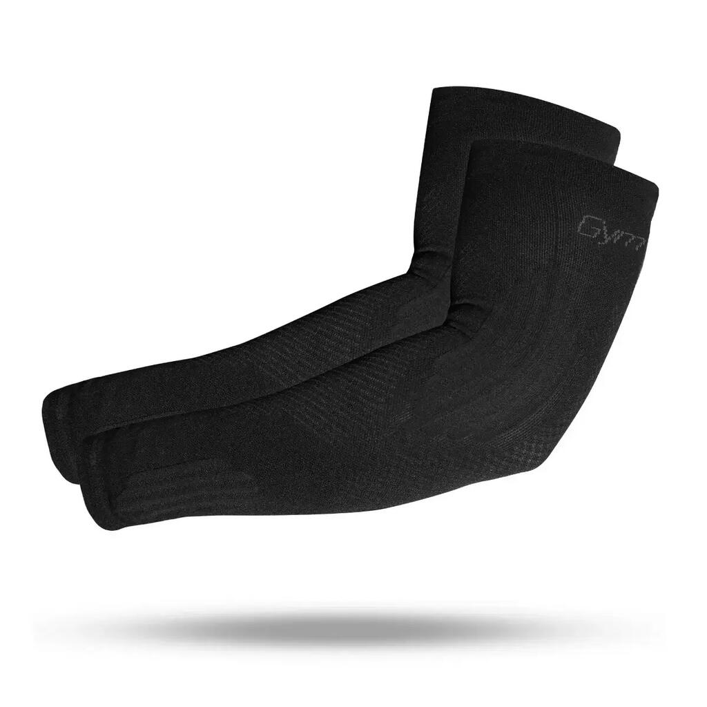 Compression Arm Sleeves Black - GymBeam