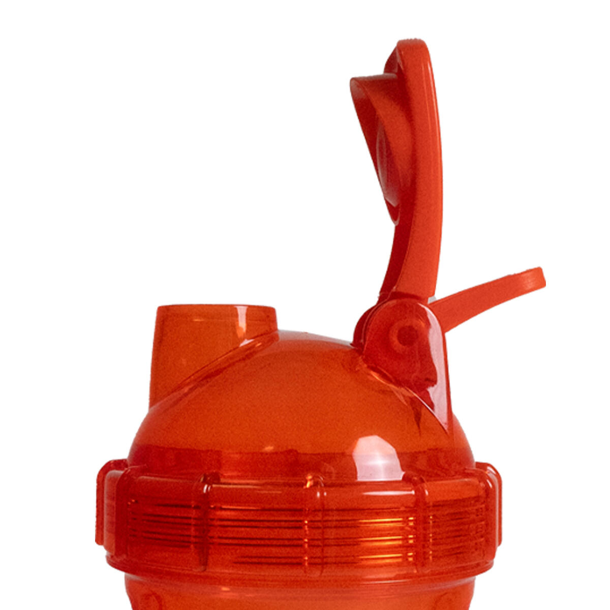 Shaker fitness in Tritan 500 ml arancione Clear 2/4