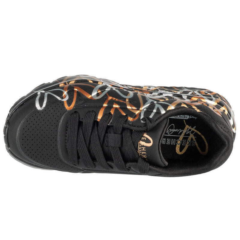 Adidași Skechers cu design Metallic Love