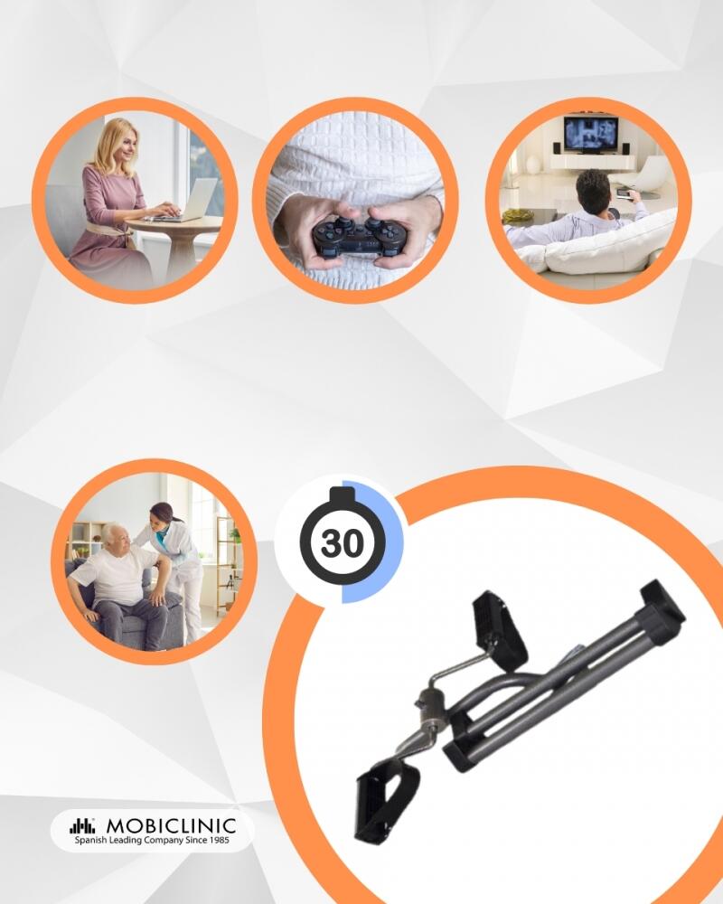 Mini-Heimtrainer, Tretlager-Trainingsgerät verstellbares Arm-Bein-Trainingsgerät 5/7