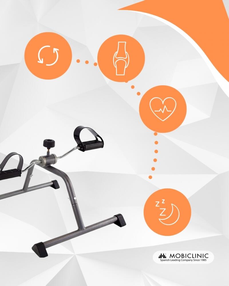 Mini-Heimtrainer, Tretlager-Trainingsgerät verstellbares Arm-Bein-Trainingsgerät 4/7