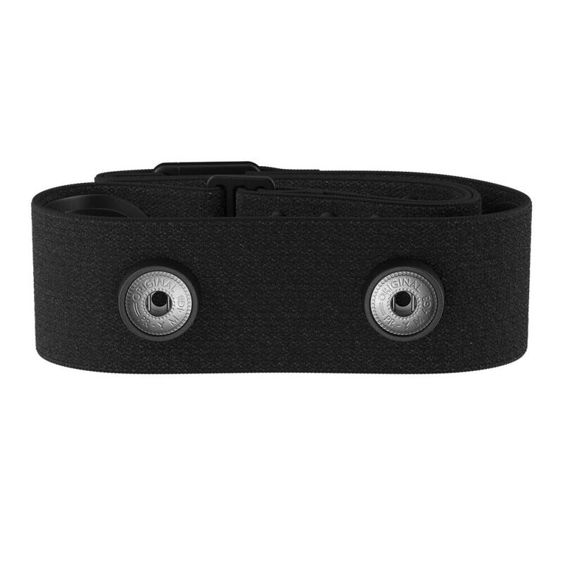 Élastique ceinture cardio - Antidérapant, Boucle de sécurité - Pro Strap Noir