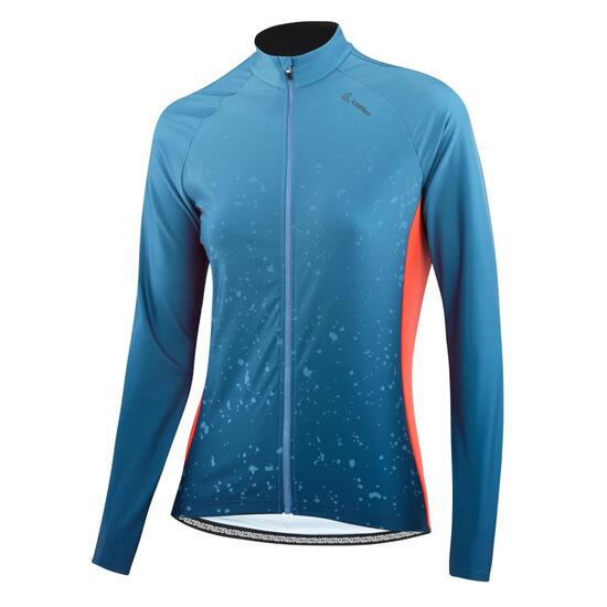 Maglia da ciclismo a manica lunga W Bike L/S Jersey Dirt donna - Blu