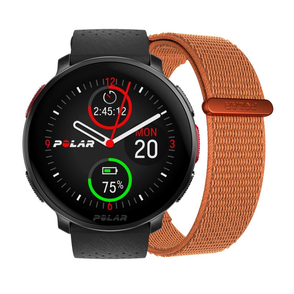 Montre connectée multisport - GPS, Cartes, SpO2, ECG - Vantage V3 Orange 2/5