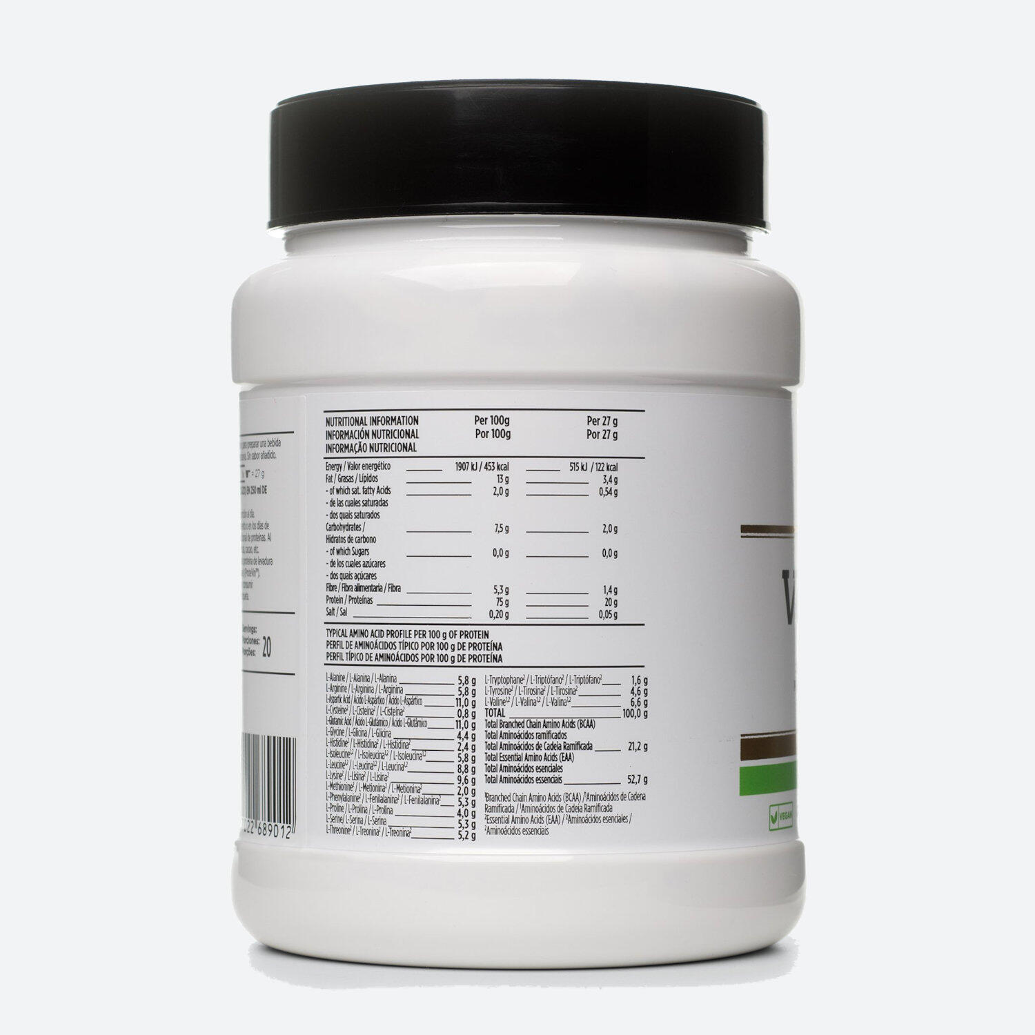Vegan PROtein (Sin edulcorantes) Sin sabor 6/7