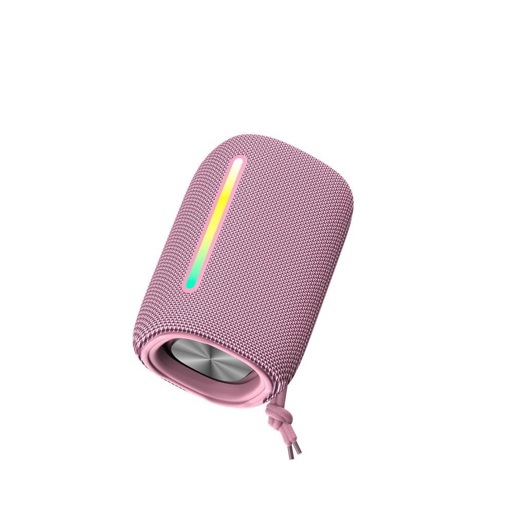 Altifalante Bluetooth Forever BS-10 LED cor-de-rosa 2/5