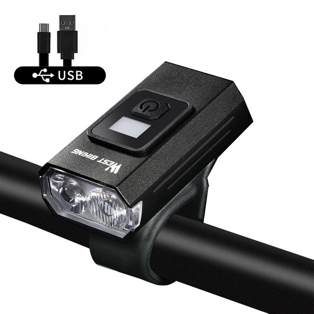 Far bicicleta, lampa frontala, 350lumeni, reincarcabil USB, potrivire universala