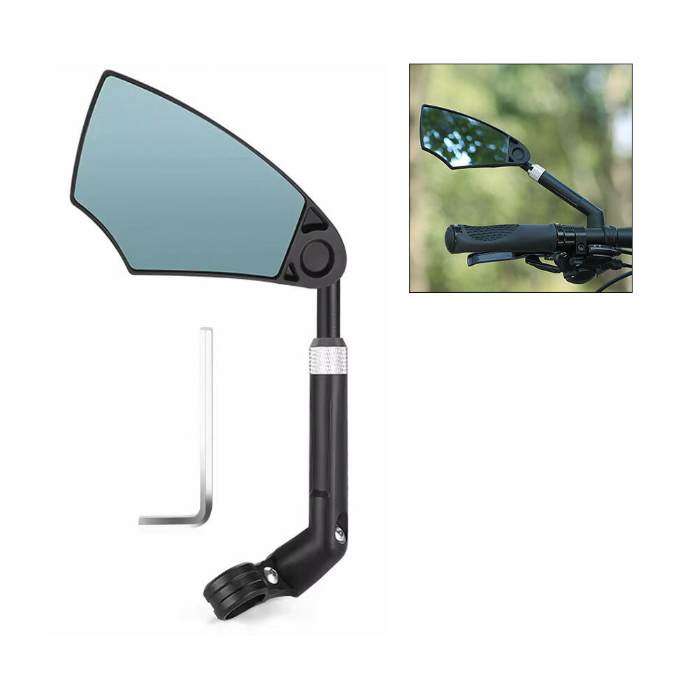 Oglinda bicicleta, scuter, moto, inaltime reglabila, HD, rotire 360, antireflex