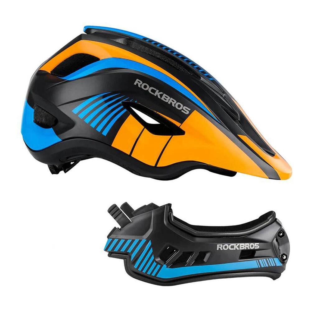 Kask rowerowy dla dzieci z odpinanym podbródkiem 6/7