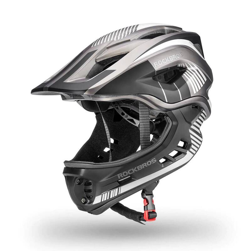 Casque de vélo pour enfant  avec mentonnière amovible