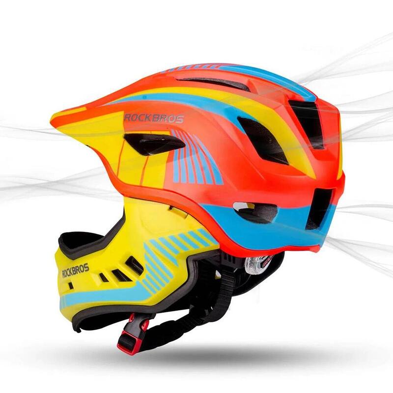 Casque de vélo pour enfant  avec mentonnière amovible