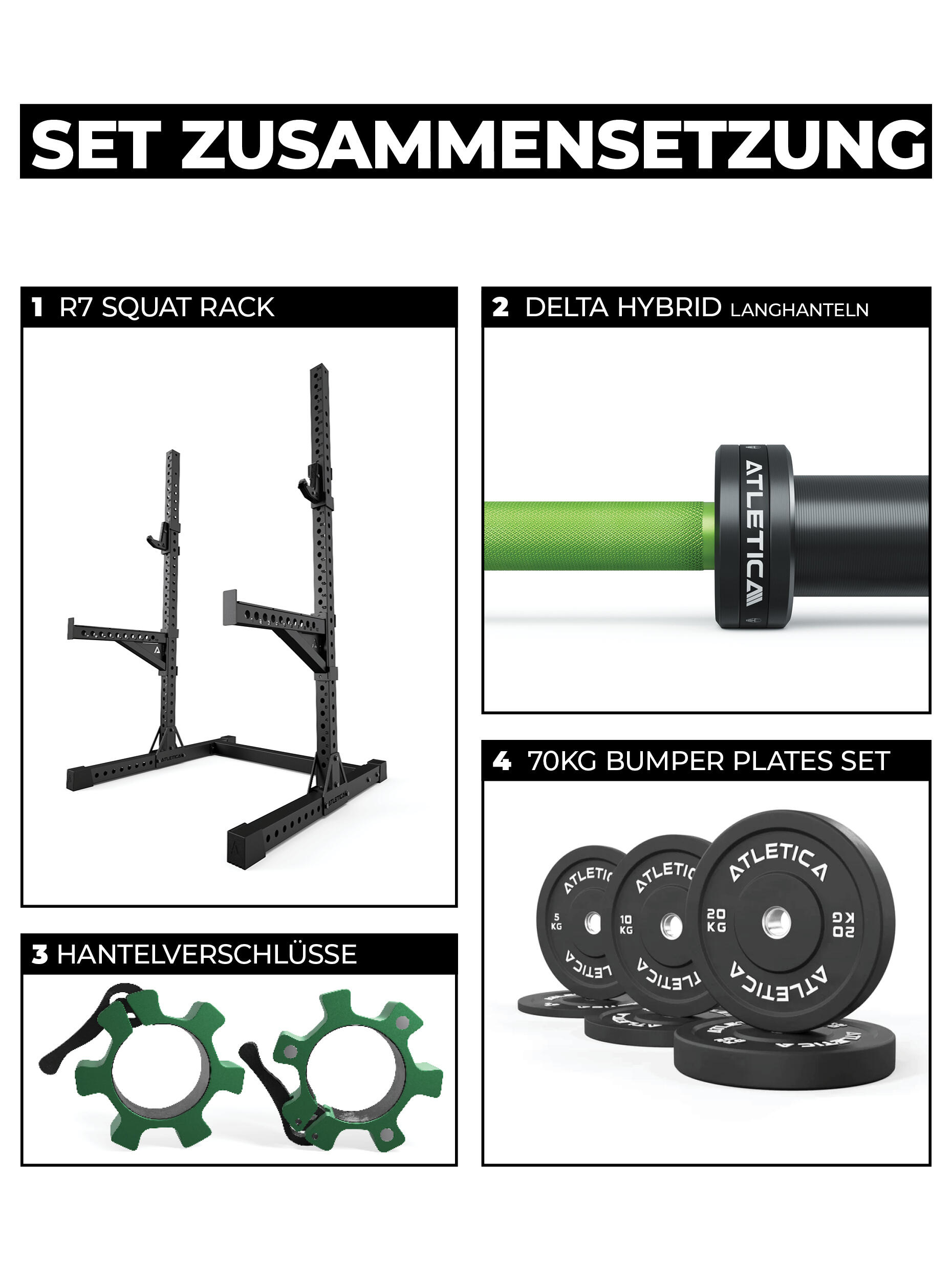 R7 Squat Rack | Force Set | 187cm 7/7