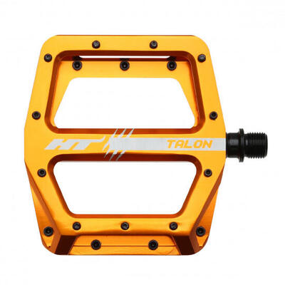 Ht components talon an71 orange flat pedal pair
