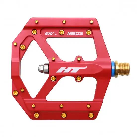 HT ME03T Red flat pedals