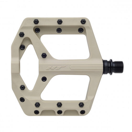 Pair of HT Components Supreme-C PA32A Beige Flat Pedals